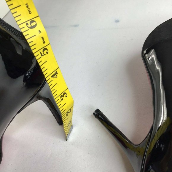 CUPLE Women's Black Classic Kitten Heels Ankle Bootie Size 39 EUR (US 8) - Picture 9 of 11